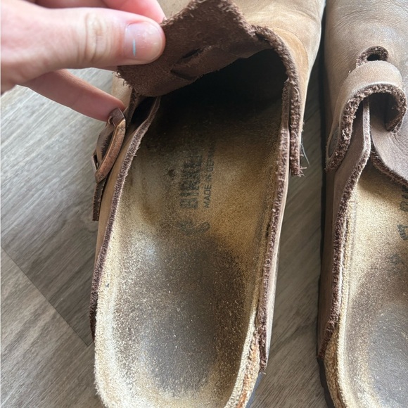 Birkenstock Brown Loafers Slip-Ons Comfortable Casual - Picture 2 of 7